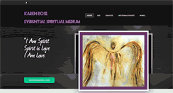 Desktop Screenshot of karenrosepsychicmedium.com